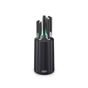 Cepo cocina x5 cuchillos Joseph Joseph Elevate Steel Carousel acero inox