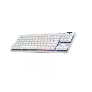 Teclado Gamer Inalambrico Logitech Pro X Tkl Rgb Lightspeed Blanco