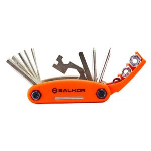 KIT DE HERRAMIENTAS MULTIFUNCIÓN PARA BICICLETAS 16 EN 1 (SMH160)