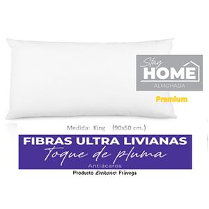 Almohada Stay Home 90x50 Toque de Pluma