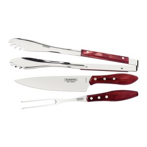 Juego para Asado Tramontina Polywood 3 Piezas