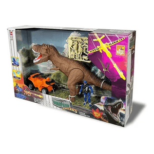 Set Dinopark Hunters Tiranosaurio Rex Muñeco Con Accesorios 0574 Arbrex