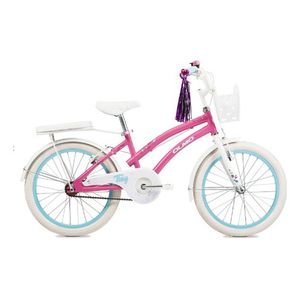 Bicicleta Olmo Tiny Acero Frenos V-brake R20 Con Canasto