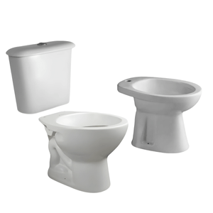 Juego Baño Ferrum Andina Inodoro Mochila  Bidet Monocomando