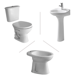 Juego Baño Ferrum Completo  Lavatorio Monocomando