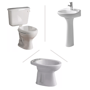 Juego Baño Ferrum Completo con Lavatorio Monocomando