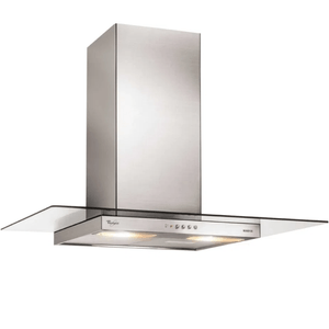 CAMPANA WHIRLPOOL DE PARED 90cm ACERO INOX. WAI93AR