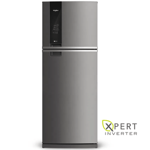 HELADERA NO FROST WHIRLPOOL 500L INVERTER ACERO INOX. WRM57K2