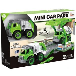 Mini Car Park Recolección Vehículo para Armar Y Desarmar Isakitos