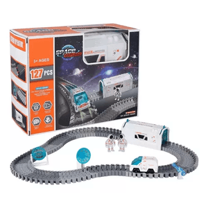 Pista Eléctrica Nave Espacial Con Astronautas Space Explorer Sebigus