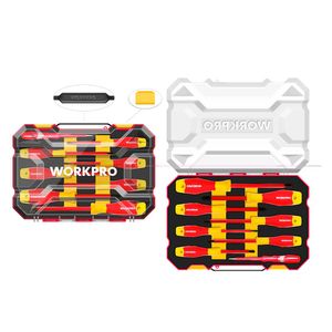 Juego De Destornilladores Aislados De 8 Piezas Workpro (WP204700)