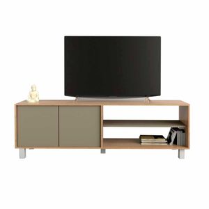 MESA TV TABLES 4100 HASTA 75" OLMO F. GRIS
