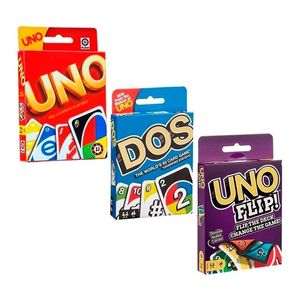 Combo Juegos De Cartas Uno Dos Uno Flip!