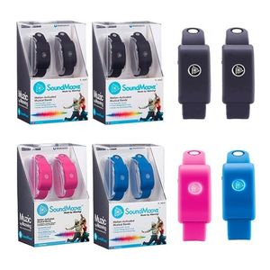 Combo X4 Soundmoovz  Pulseras Musicales P/ Bailar Show Match