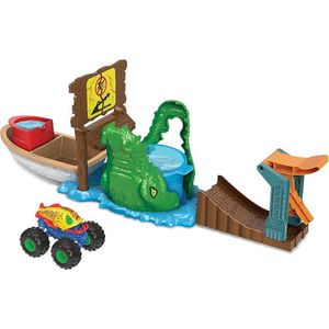 Hot Wheels Ataque Del Cocodrilo Hambriento Hgv14 Mattel