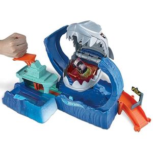 Pista Hot Wheels City Ataque Robo Tiburón Gjl12 Mattel