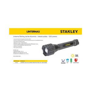 LINTERNA"STANLEY"LED/ALUM INDESTR. 120LM