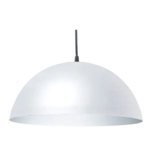 Colgante Bell06 Media Esfera 40Cm E27 Aluminio Blanco