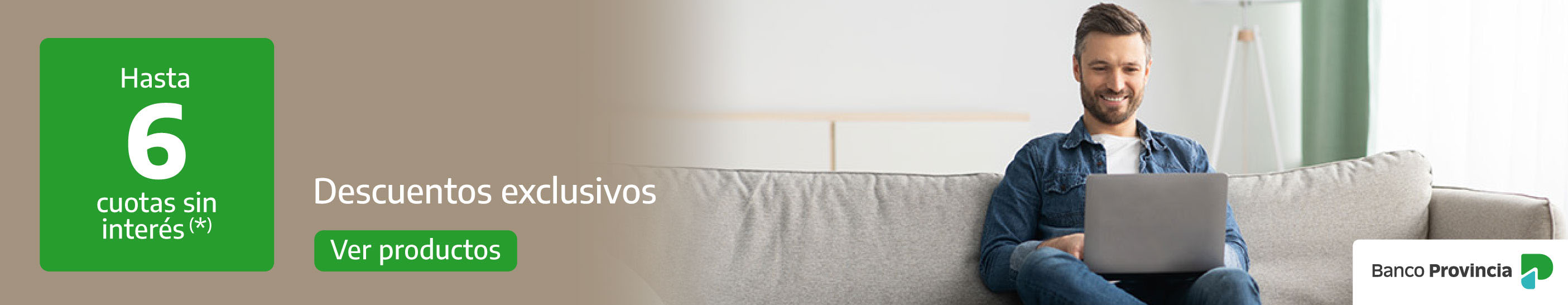 6 cuotas sin interés 